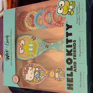 Wet Brush+Goody Detangling Accesories b Hello Kitty Keroppi & Friends